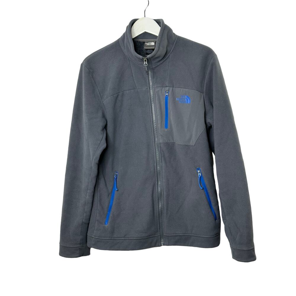 The North Face Gray Chimbarazo Full-Zip Fleece Jacket Men's Small